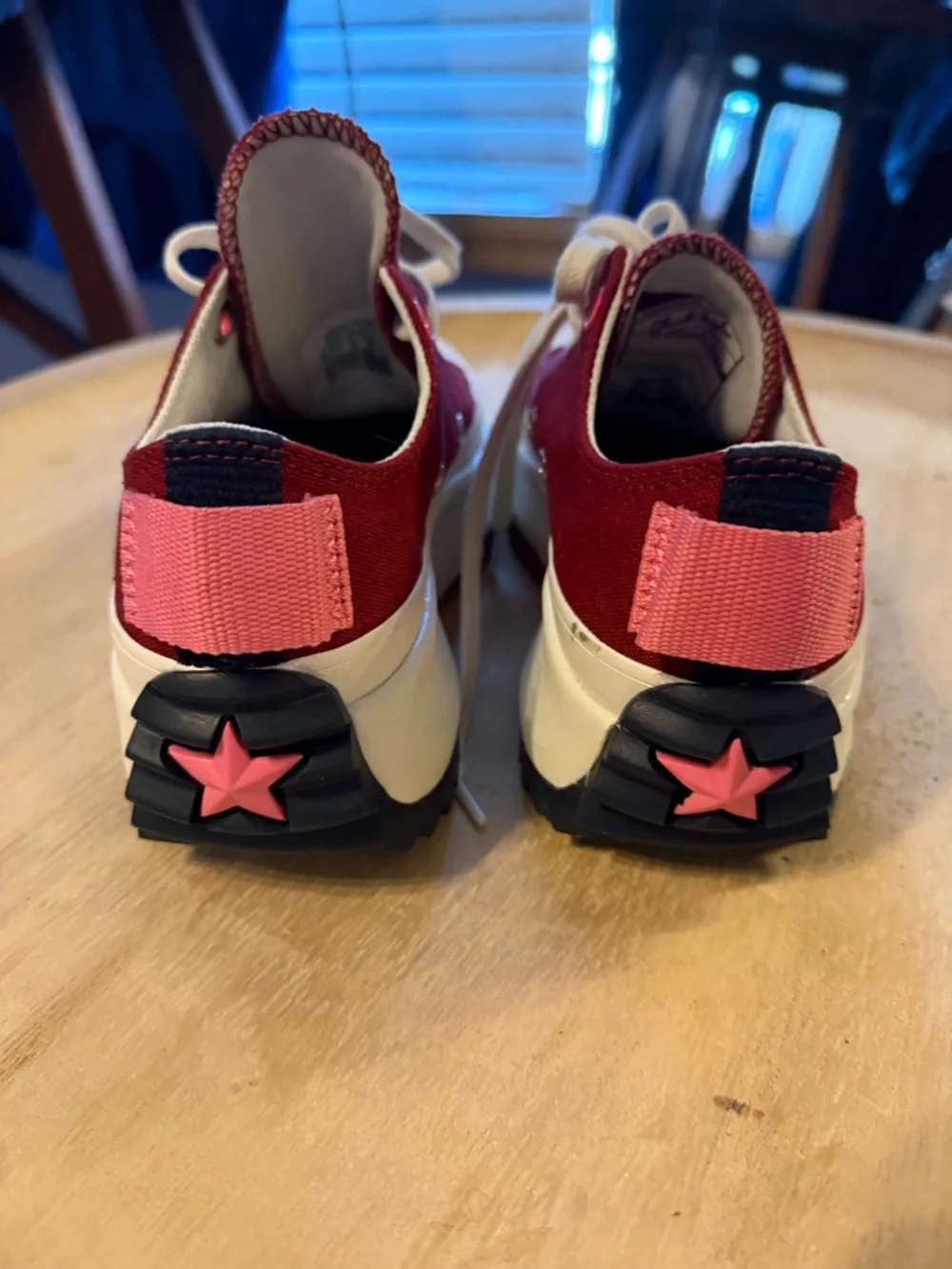 Converse Run Star Hike Canvas Platform Park Red, sz 7 - Picture 5 of 8
